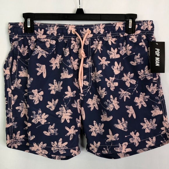 POP MAN SWIMSUIT Unisex Blue/Pink Size L - Picture 1 of 9